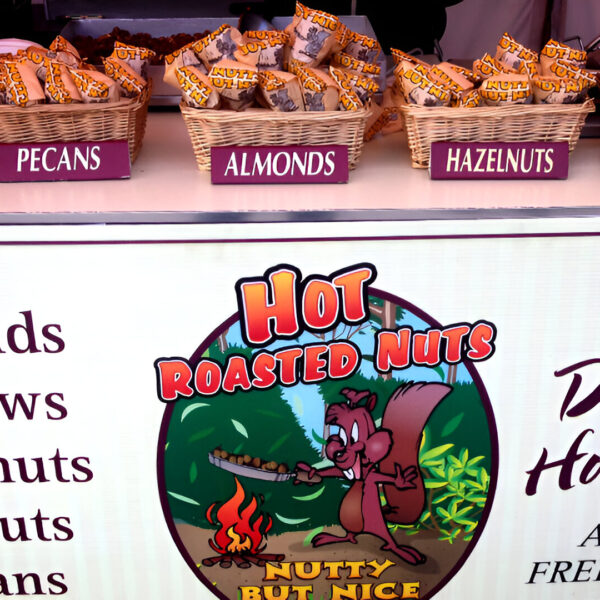 Roasted glazed peanuts